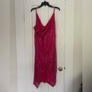 Double Crazy Women’s Pink Sequins Dress